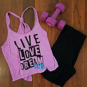 Open Back Workout Tank